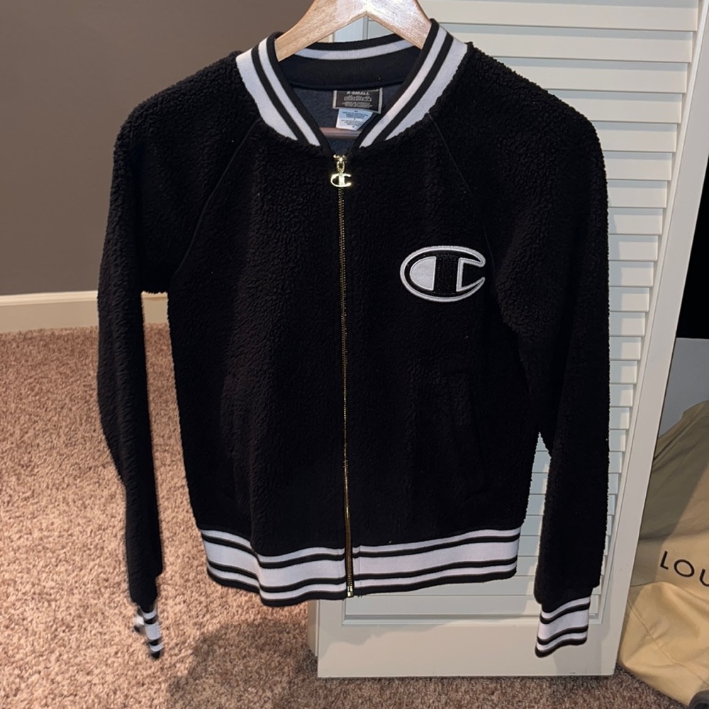 Champion fuzzy jacket